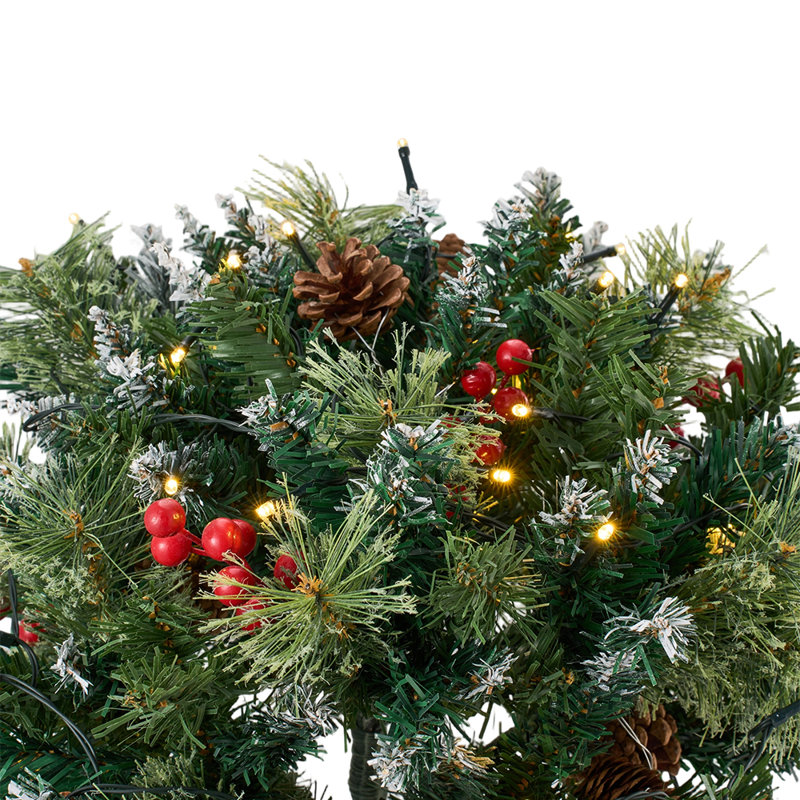 51cm H Lighted Artificial Christmas Tree