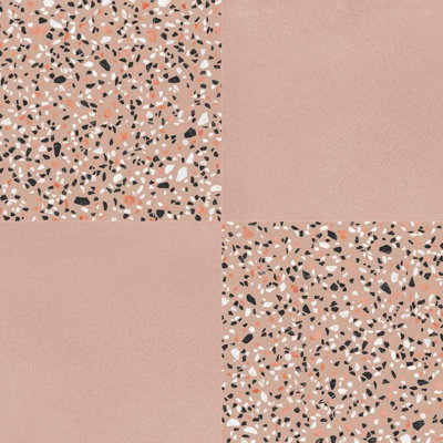 Carreau de sol en porcelaine mate 24 po x 24 po Terrazzo 2.0