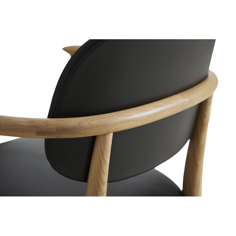 Chaise Slow de Space Copenhagen, Chêne noir, L493 Mastic Sanfor 3479