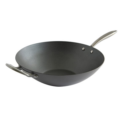 NORDIC WARE 14 pouces asiatique filé avec poignée en acier inoxydable