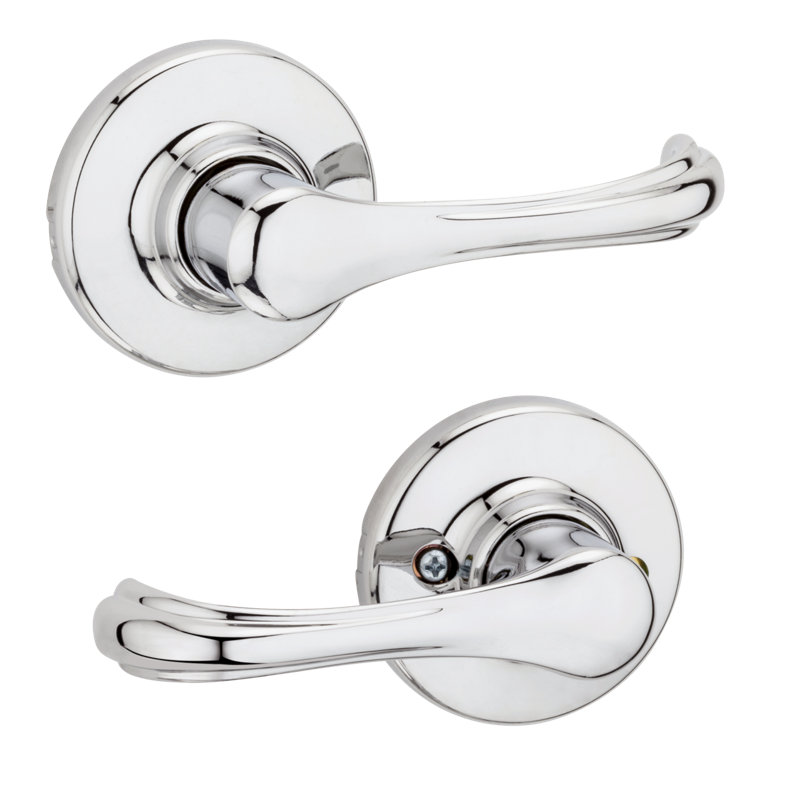 Kwikset Dorian Door Lever, Satin Nickel, Right