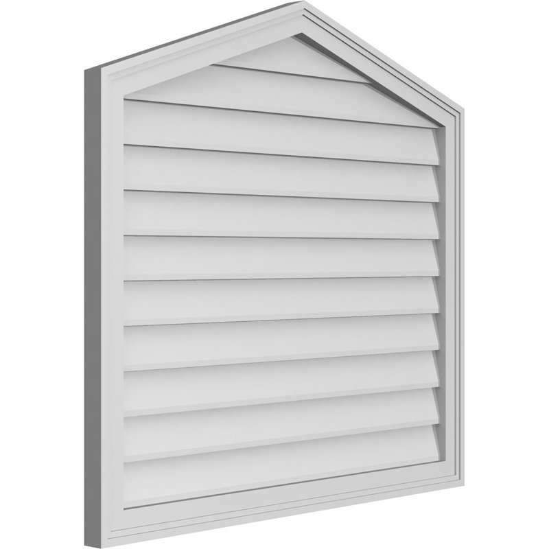 Ventilé à pignon non-fonctionnel Signature, H 34 po x l 36 po x P 1,5 po