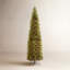 Kingswood Pencil 9' Green Fir Artificial Christmas Tree with 500 Clear Lights with Stand-1283685595