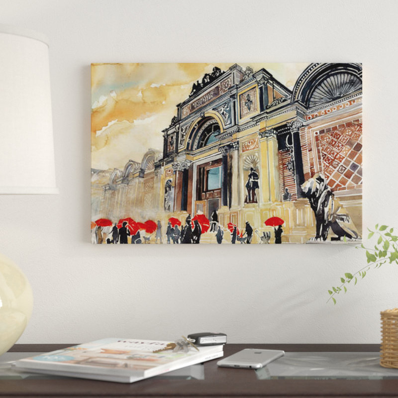 «Glyptotek» par Maja Wronska, impression sur toile, H 8 po x l 12 po x P 0,75 po, Pas de tapis, Toile tendue