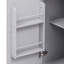 Îlot de cuisine en bois de frêne plaqué de frêne de 51,2 po de largeur avec abattant, îlot de cuisine sur roulettes avec support de rangement interne et chariot de cuisine roulant-1206747321