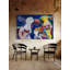 "Trois Vache", reproduction sur toile tendue-20664590