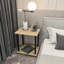 Table de chevet moderne avec tablette inférieure Calvester-517661137