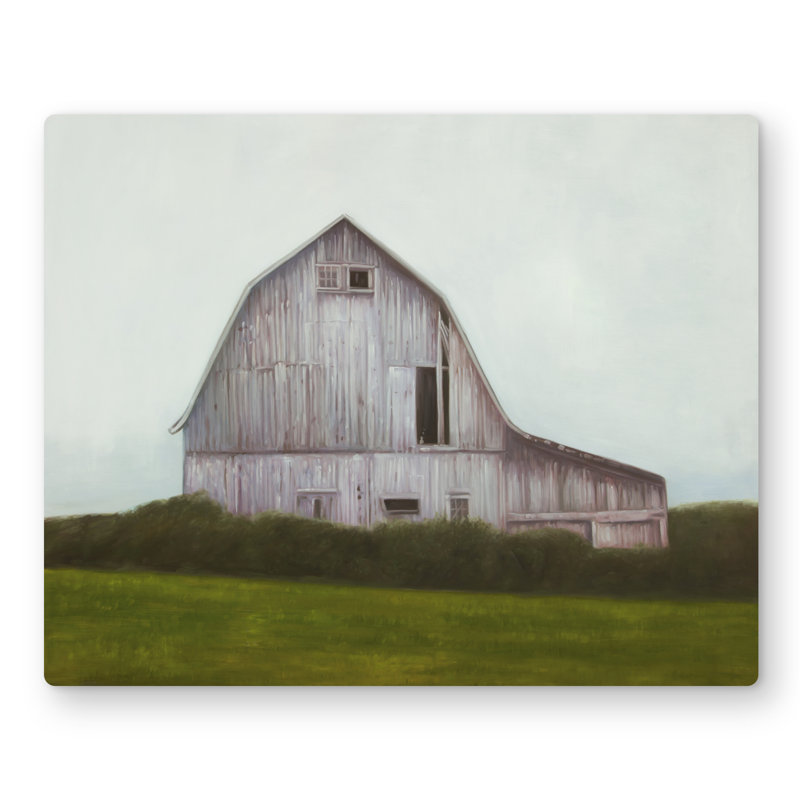 Rustic barn - Red metal print for unique home decor