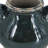 7" Dark Green And Sand Terracotta Round Jug Vase