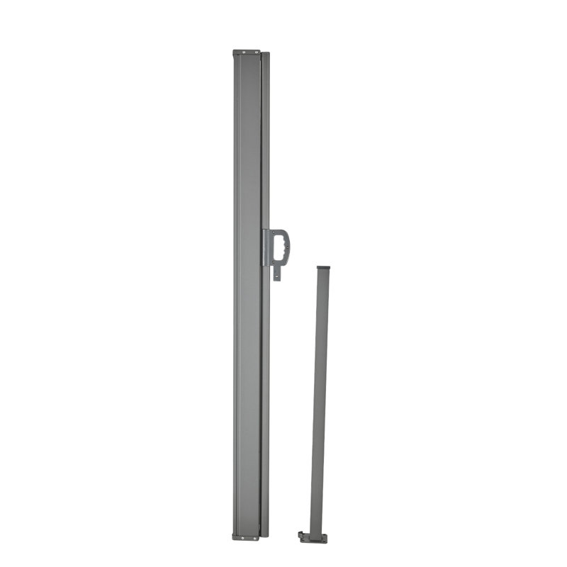 Beige Polyester Retractable Outdoor Privacy Screen