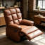 1 Seater Faux Leather Sofa