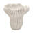 9.3X9x8.7" Sand And Cement Coral Planter With Textured Beige Finish