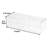 Waterproof Transparent Small Plastic Storage Box With 3 Compartments And Lid
