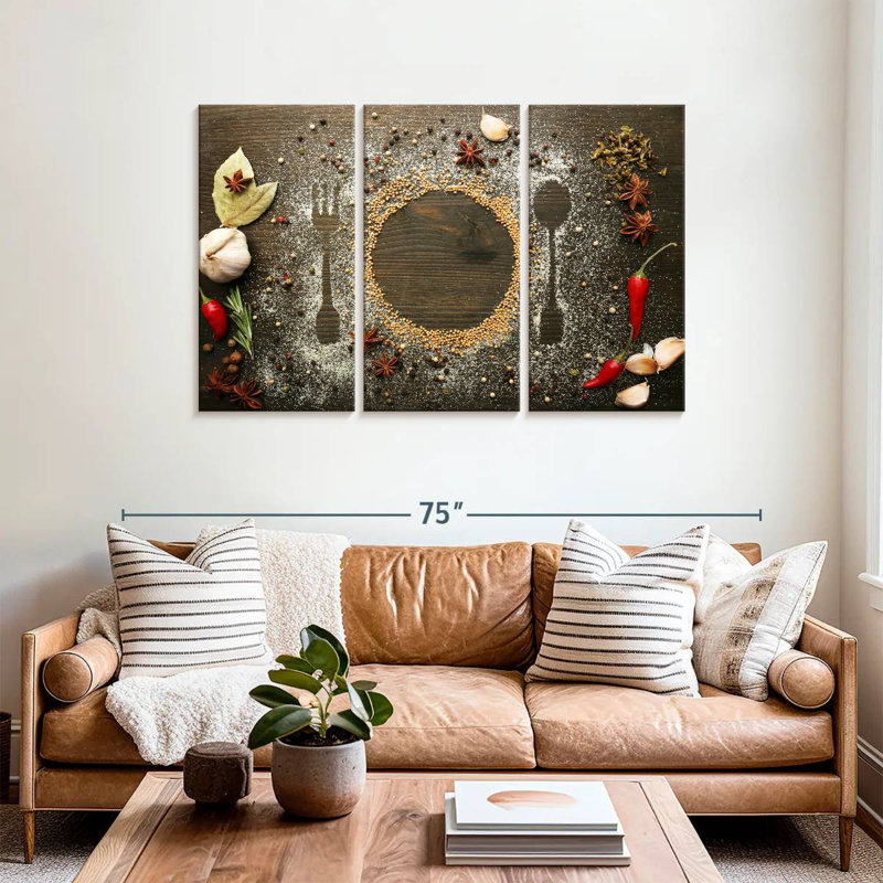 Yarlin Dinnerware Outlines, 36" H x 57" W