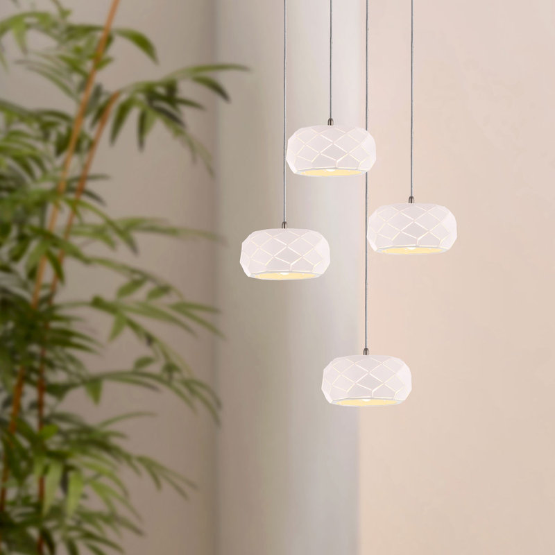 Bixby 4 - Light Cluster Pendant, White