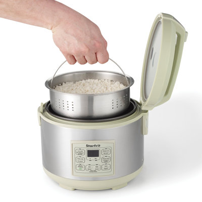 Starfrit 14-Cup 7-Preset Low-Carb Electric Rice Cooker