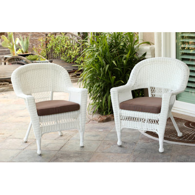 Chaise de patio avec coussins