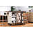 Kitchen Island 55.5", Drop Leaf, Charging Station, Ample Shelf Storage, And Dining Storage Space, Home-414516857