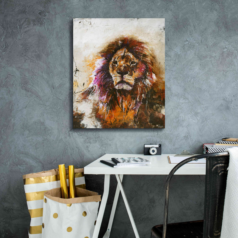 «Tiger Vision» par Design Fabrikken, estampe numérique sur toile, H 24 po x l 20 po x P 0,75 po
