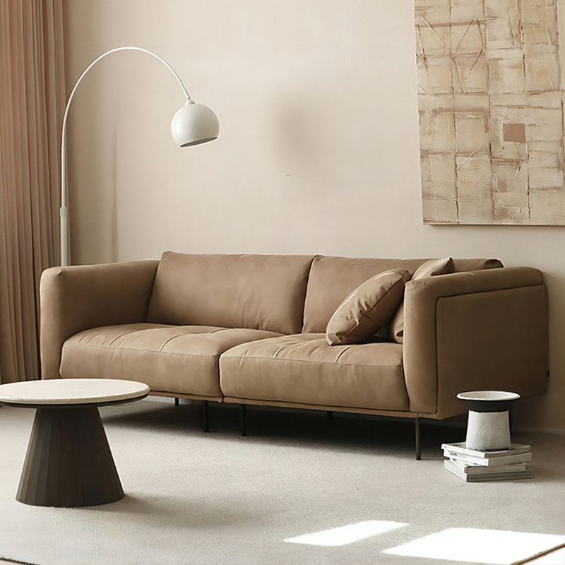 100% Polyester Modular Sofa cushion couch, 31.5" H x 110.24" W x 36.22" D, 4, Camel