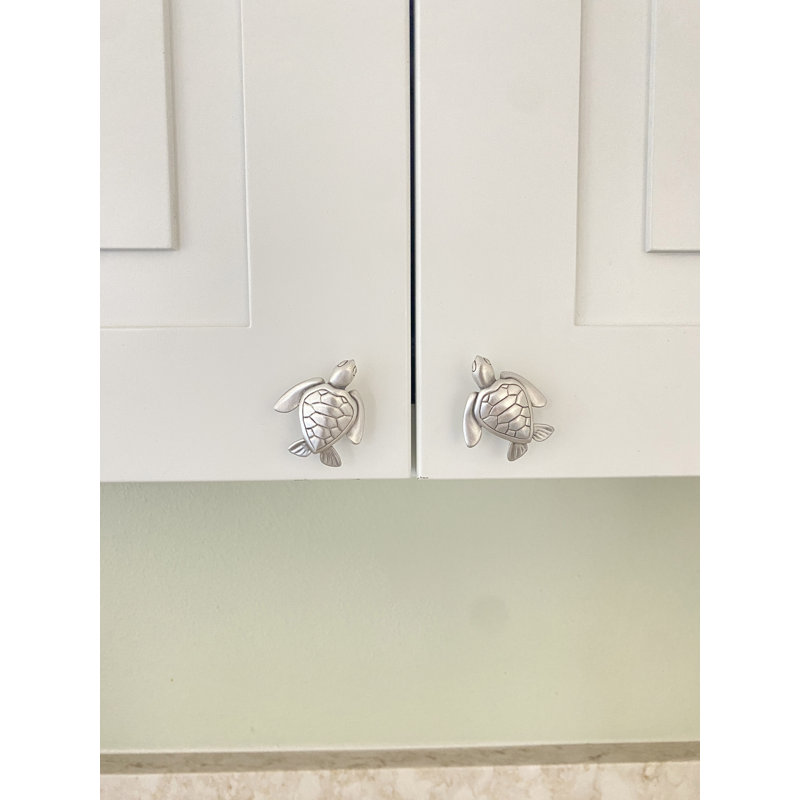 2" Turtle Knob, Brushed Nickel, 2", 2