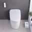 Combiné de bidet de toilette intelligent avec buse autonettoyante, siège chauffant, veilleuse, commande à bouton, chasse d'eau en cas de panne de courant, fermeture en douceur, chasse automatique, avec télécommande