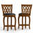 Swivel Upholstered Stool with Solid Wood Frame-1890804277-1890804275