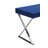 Pangea Home Alexa Modern Writing Desk – with Sleek Metal Steel Legs, Contemporary Executive Computer Table - Office, Bedroom, Entry - Navy Desk with Silver Legs-1362828137-1382324488