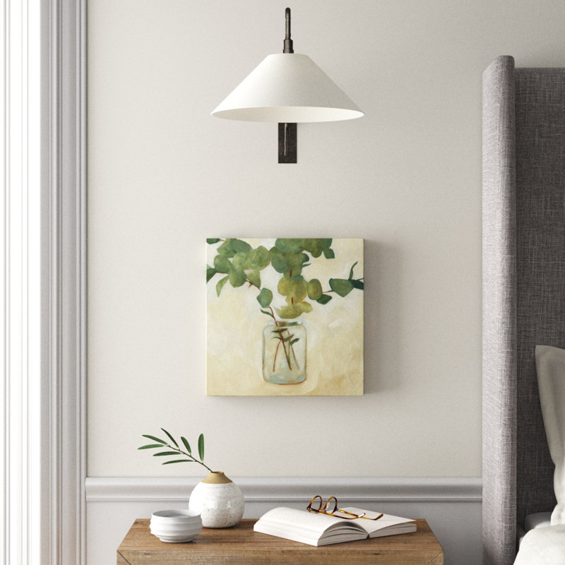 « greens still life ii », peinture, H 16 po x l 16 po x P 1,5 po, Toile tendue