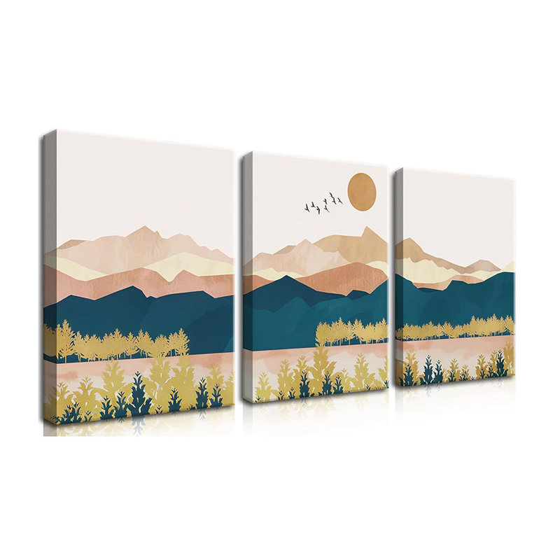 3 Piece Wrapped Canvas Print