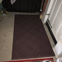Waterhog Large Parquet Indoor Outdoor Doormat Color: Charcoal, Mat Size: 2'7.5 x 4'8.25