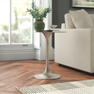 Tulip Aluminum Side Table