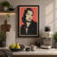 Styled Glamour Portrait Mid-Century - Wrapped Canvas-312693715-312693711