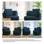 Fauteuil rembourré pivotant avec coussin (ensemble de 2)-116445232