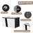 32" Wall-Mounted Bathroom Vanity With Ceramic Sink