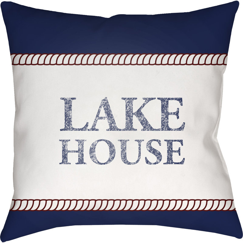  Indoor/Outdoor Throw Pillow, 20" H x 20" W x 4" D