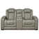 Backtrack Power Reclining Loveseat With Control And Adjustable Headrest