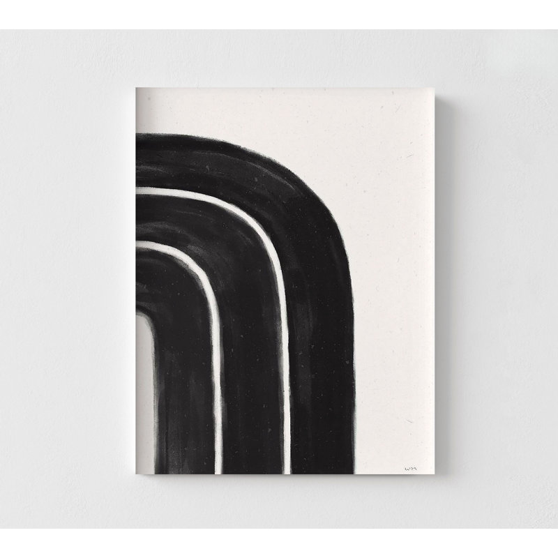 Décoration de chambre de bébé minimaliste, reproductions d'art mural arc-en-ciel, affiche de nature géométrique noir et blanc minimaliste, cadeau pour soeur gothique