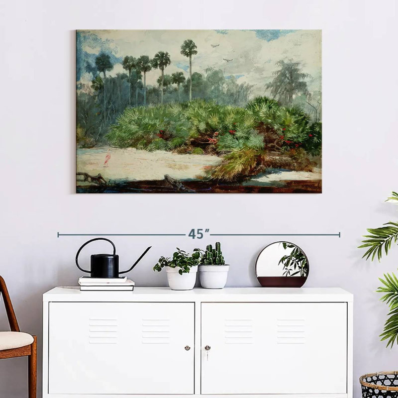 Gillard In A Florida Jungle, 26" H x 39" W
