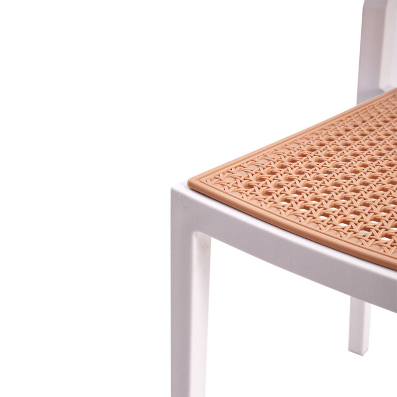Ameed 50cm H Stacking Armchair, White