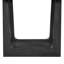 Iscaleon Table de bout carrée blanche / noire avec plateau en faux marbre et motif bicolore-130176262