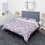 Lavande White Damask Bliss II - Ensemble de housse de couette transitionnel-109161020