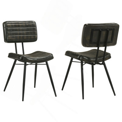 Chaise de salle à manger rembourrée Molly Espresso (ensemble de 2)