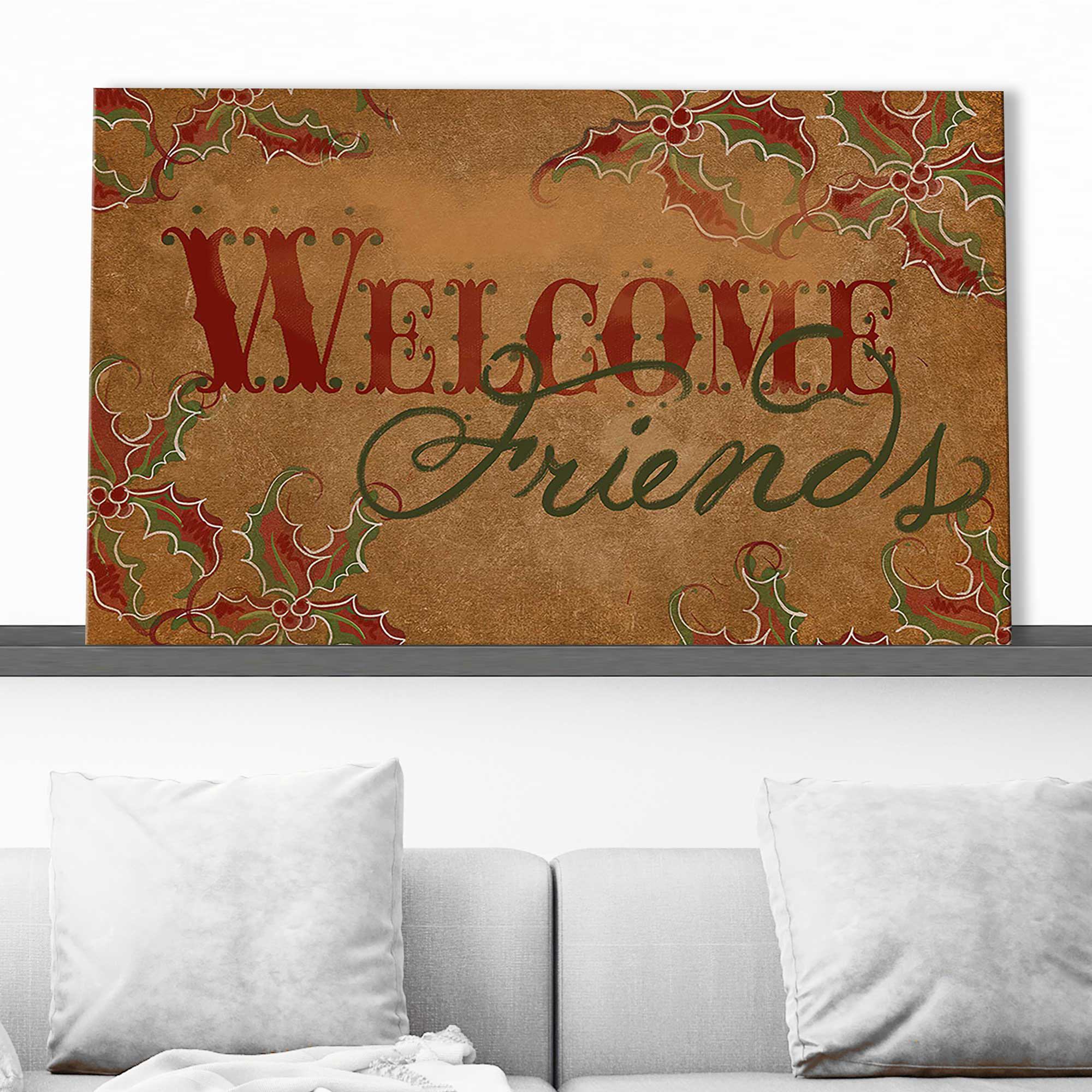 The Holiday Aisle® Welcome Friends (Horizontal) par By Jodi ...