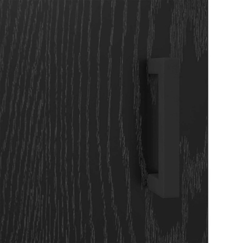 34.5cm Sideboard, Black Oak