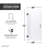 30'' - W x 72'' H Pivot Door Frameless Shower Door with-64345436
