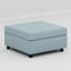 Canapé-lit modulaire avec rangement, 6 chenilles bleues modulaires pour le salon et le compartiment, canapé