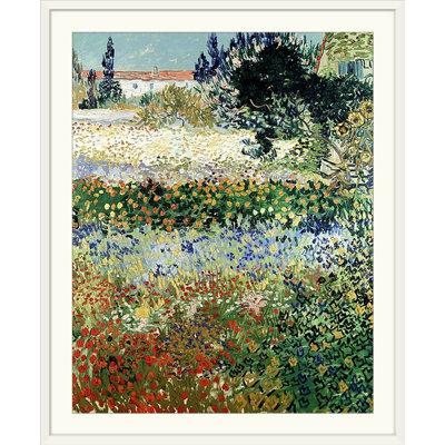 «Garden in Bloom» par Vincent Van Gogh - reproduction
