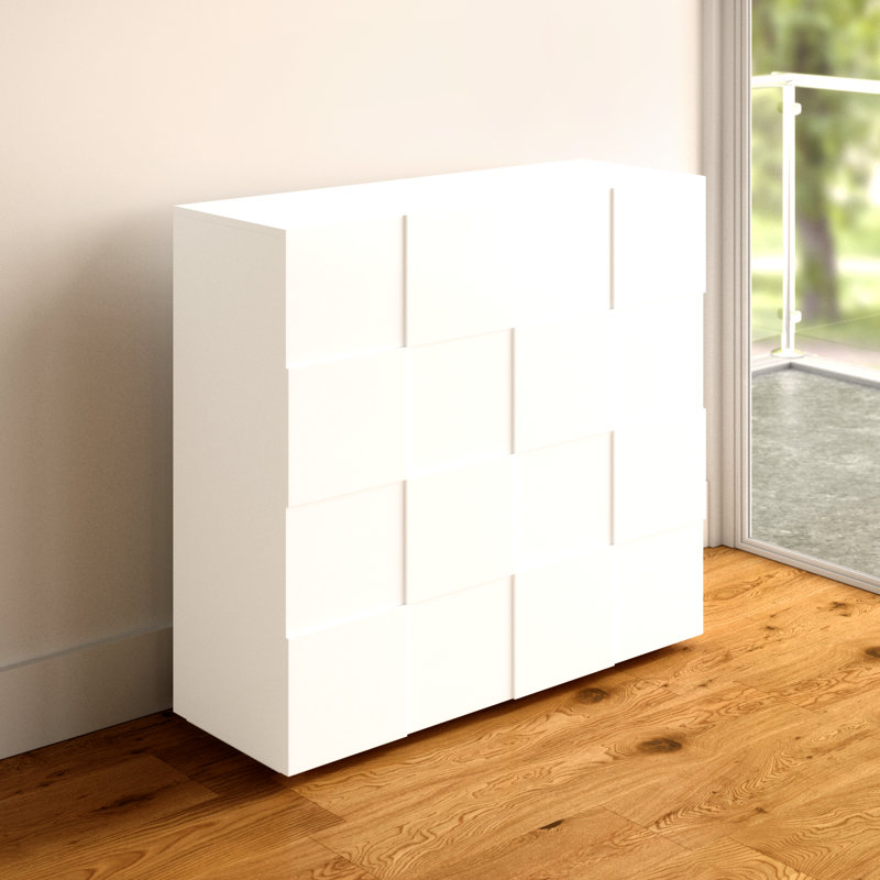 Bailee 121cm Sideboard, Gloss White