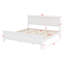 Lit plateforme, profil de ferme, tête de lit et lattes en bois de style Mid-Century moderne à profil bas-133668044-133668046
